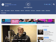 Tablet Screenshot of concierto.cl